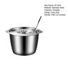 Oil Tank with Strainer Lid Stainless Steel Cooking Oil Container Pot Easy-Grip Handle Rust-Resistant Lard Jar Frying Oil Storage Bottle