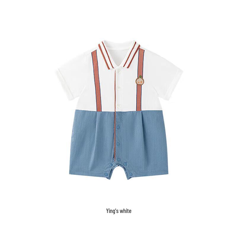 YEEHOO Baby Summer Short Sleeve Bodysuit