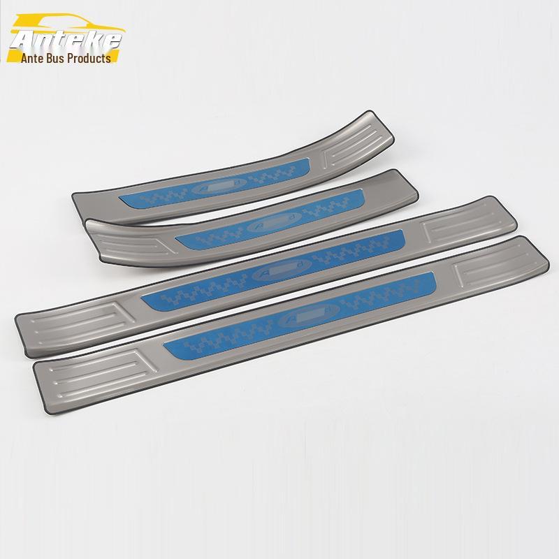 Fits 18 Models: 10th-Gen Accord Door Sill & Bumper Trunk Welcome Pedal Trim