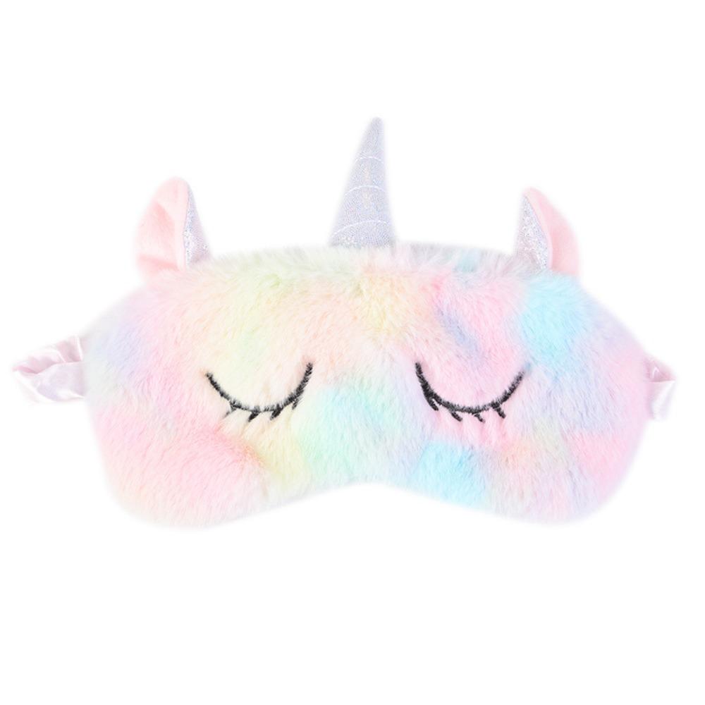Night Plush Sleep Mask Nap Blindfold Cover Relax Animal Eyepatch  Women