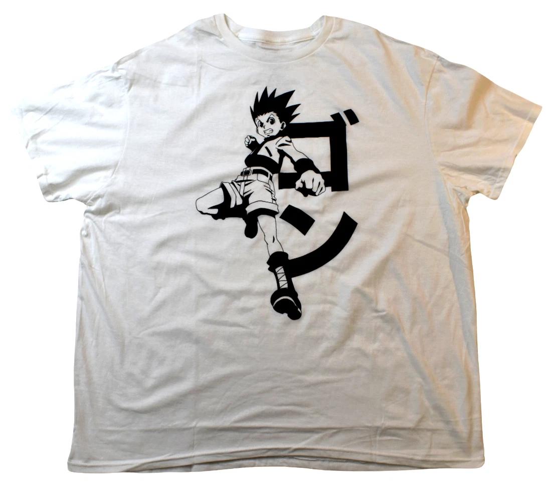 

Hunter X Hunter Men s Gon Line Art Anime White Shirt New 3XL M