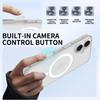 Für iPhone 16 Plus Hülle Kompatibel mit MagSafe TPU+Acryl Handyhülle mit Kamerasteuerungstaste
