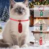 Pet Supplies Cute Christmas Dog Tie Costume Decorative Dog Bow Tie Adjustable Cat Neckties Christmas Holiday