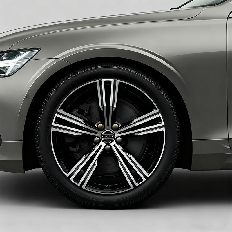 4 szt. ABS 64mm Środkowa Nakładka Piasty Koła Samochodowego Osłona Przeciwpyłowa Felgi z Emblematem Dla Volvo S60 S60L S80 S80L S90 V40 V60 V90 XC60