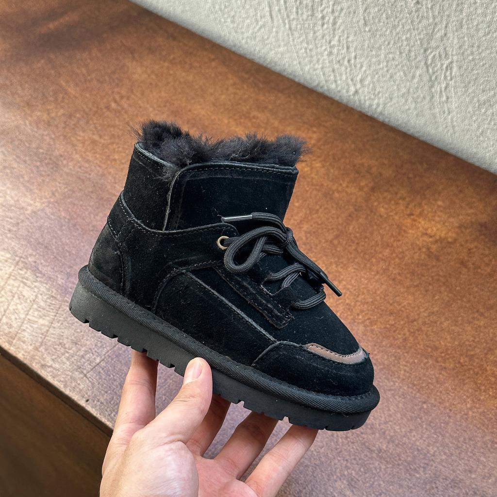 Winter New Plush and Thick Warm Children's Snow Boots