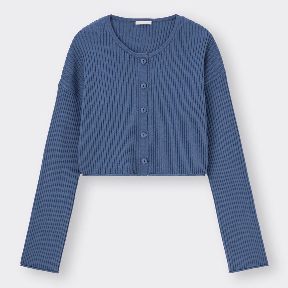 Gu Multi Way Rib Knit Dress  Long Sleeves