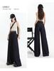 Women's Blue Wide-Leg Loose Fit Jeans - 2024 Summer Casual Floor-Length Pants