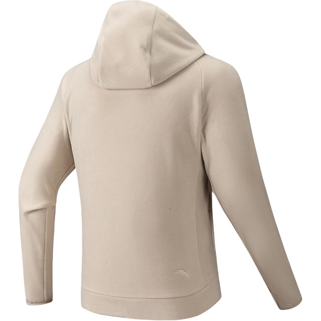 Anta Outdoor Series Solid Color Zipper Versatile Hooded Casual Sports Jacket Men Jacket 952546704-3