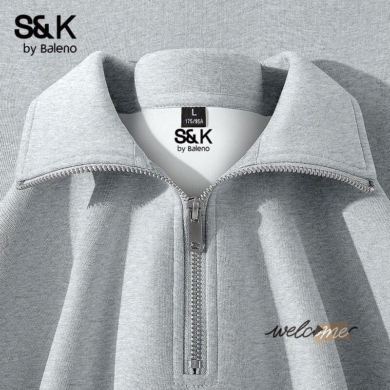 

Baleno Men s S&K Series Stand-Collar Knit Sweatshirt 2XL