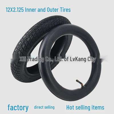 Kids' 12x2.125 Bicycle Tire & Tube Set for Strollers