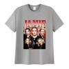 Jamie Campbell Bower Maglietta Grafica Vintage Unisex Moda Gotica T-shirt Oversize Alta Qualità Cotone Puro T-shirt Streetwear