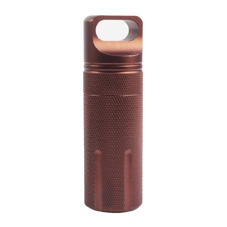 Aluminum Alloy Pills Box Waterproofs Medicine Box Case Keychains Holder Container Bottles Small Travel Medicine Bottle