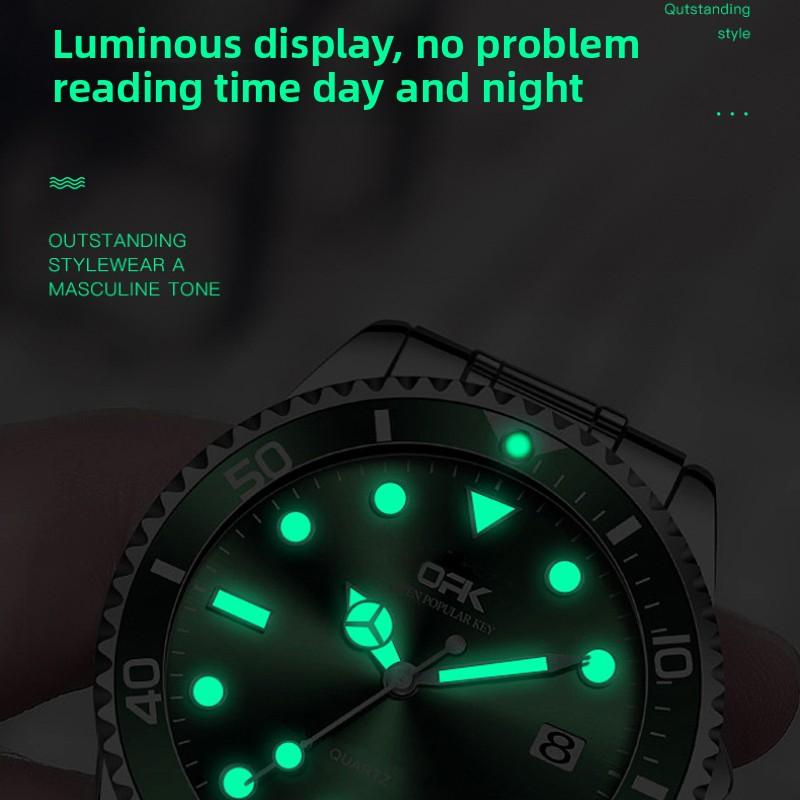 OPK Brand Watch One Luminous Quartz Watch Men's Watch Men's Watch