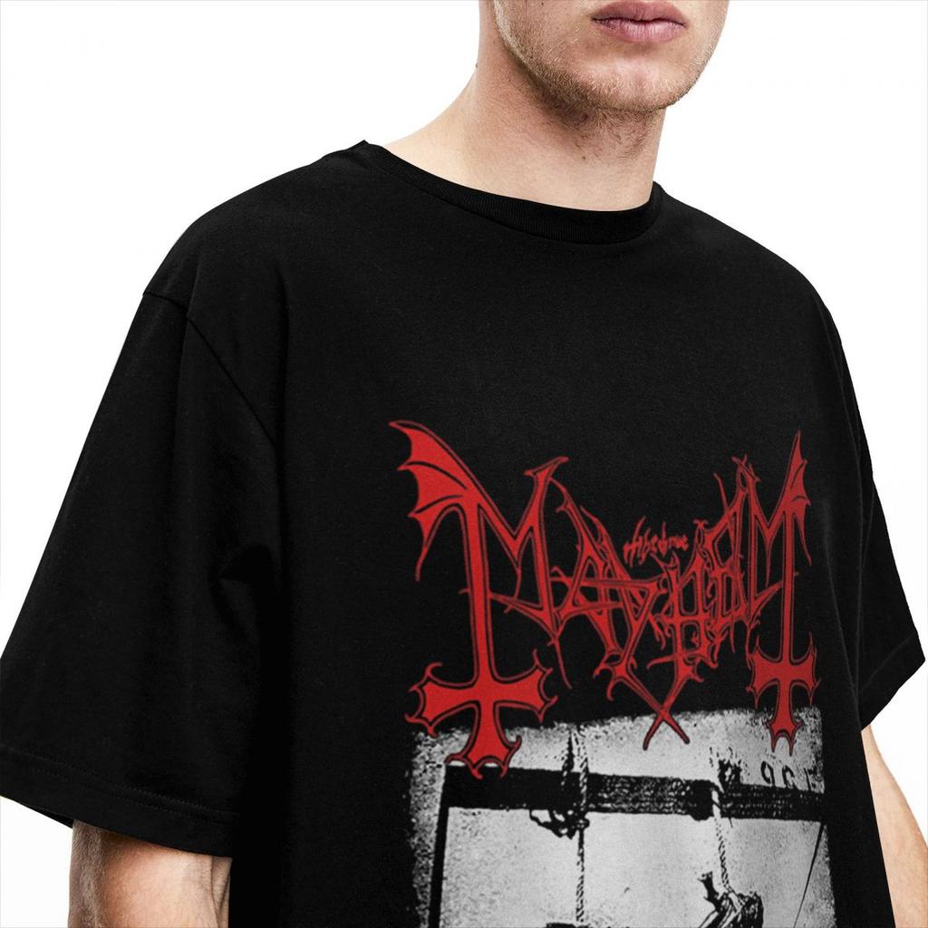 Men Women T Shirt Mayhem Deathcrush Euronymous Dead Varg  Short SleeveCotton T Shirts O Neck Large Size T Shirt