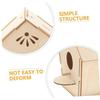 VICASKY unfinished wooden birdhouse kit childrens craft art project unpainted decoration making can be painted hand