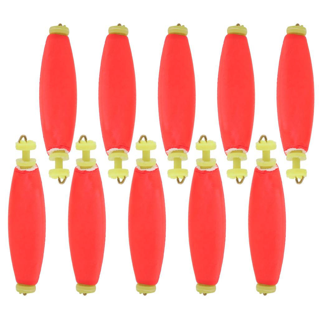 10 szt. Pływak sprężynowy z pianki EVA do wędkarstwa, spławik wielofunkcyjny na przynęty do nęcenia ryb, typ owalny