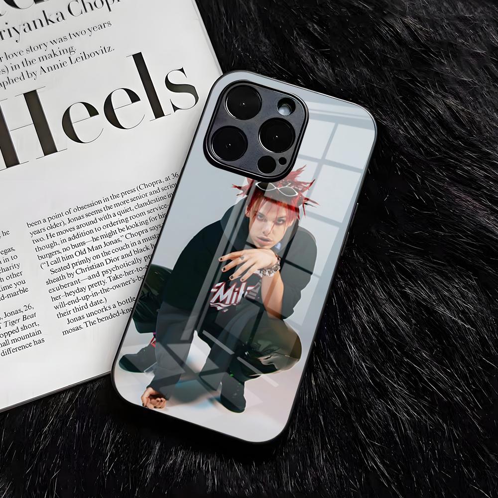 Y-Yungblud Hot Singer Phone Case For IPhone 17 Air 16 E Pro Max 15 14 13 Mini 12 Pro 11 Max Plus Black Glass Cover