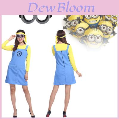 Adorable Yellow Minion Cosplay Costume For Women Perfect For Halloween Parties And Events