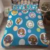 Bed Linen Cute Small Dog Cat Twin Bedding Sets Super Soft Duvet Cover Set Pillowcases Comforter Bedding Sets American Style Bed