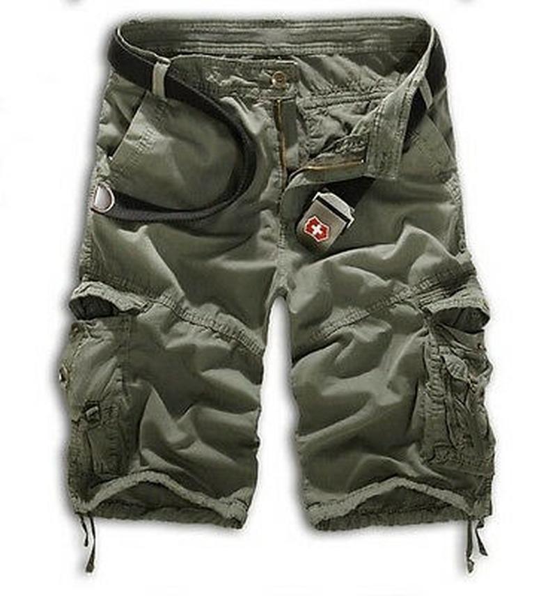 Male Cargo Shorts Chino Military Combat 