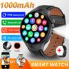 New 1000mAh battery Smart Watch 1.70" HD  Screen Flashlight GPS track Heart Rate BT Call Compass Smartwatch for Men