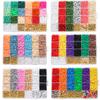 3440-3740pcs 6mm Clay Beads with Imitation Pearl Beads Rhinestone Spacer Bead for Friendship Bracelet DIY Jewelry Making Kits