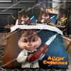 3D Printed Anime Chipmunks Alvin Bedding Set Boys Girls Twin Queen Size Duvet Cover Pillowcase Bed Kids Adult Home Textileextile