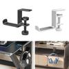 Metal Earphone Holder Under Desk Headphone Stand Headset Hanger with Adjustable Clamp Aluminum Hook