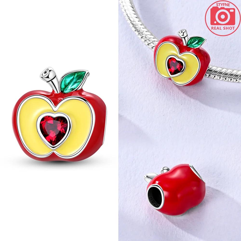 Charms Copper Original Red Cherry Girl Polka Dot Matryoshka Bow Beads Fit Bracelet Jewelry Women Making Diy Gift Accessory