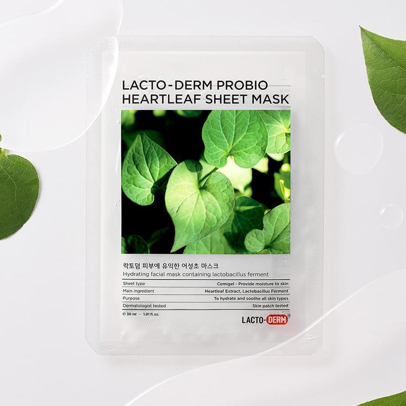 LACTO-DERM Probio Heartleaf Mask 30ml*4EA