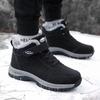 Winter Plus Velvet Men Shoe Warm Snow Boots High Top Outdoor Thick-soled Shoes Men Casual Shoes Man Cotton Shoes Botines Botas