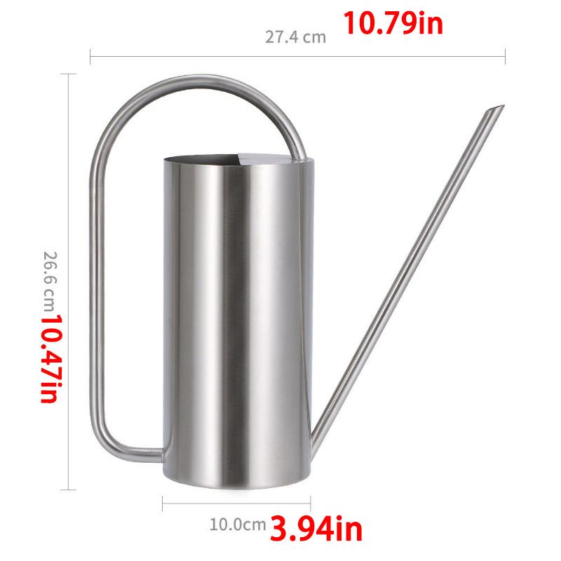 Watering Can Indoor Plants  Metal Stainless Steel Watering Can Pot with Long Spout for Indoor House Plants Bonsai Outdoor Garden