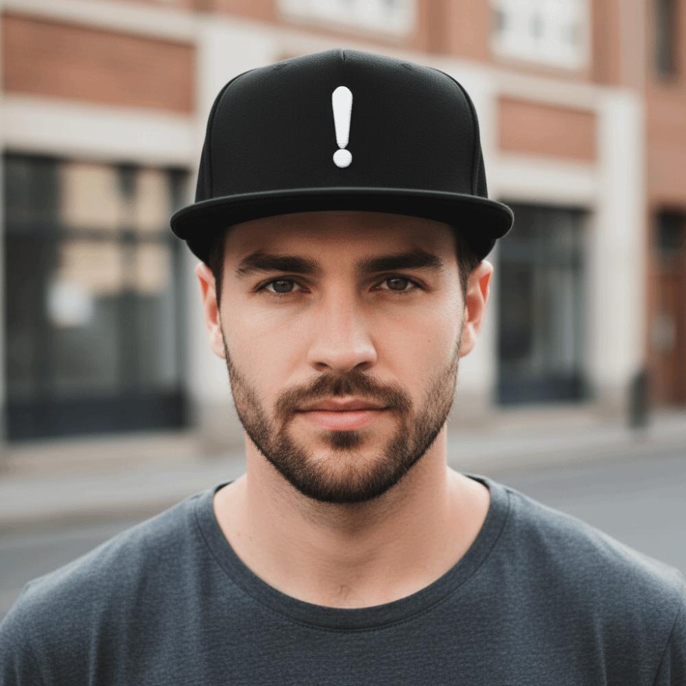 Flat Brim Embroidered Baseball Hat Street Style Hip Hop Hat Trendy Sunshade Hat  Unisex Street Wear