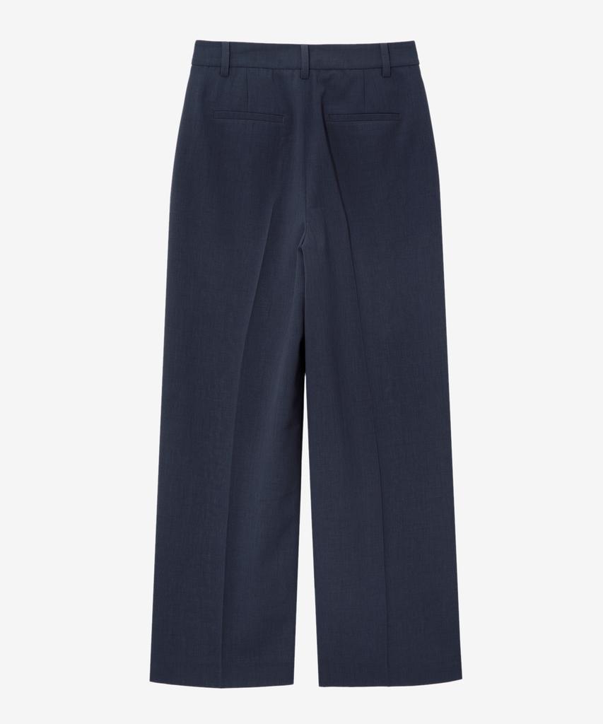 MIND BRIDGE WOMEN [W] Single-Pleat Wide Slacks - 4 Colors