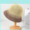 Chapeau seau en tricot tendance avec protection solaire pour l'été et le printemps, vêtements décontractés