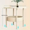 Light Luxury Modern Bedside Table, Portable Coffee Table Storage Rack, Fashionable Home Multifunctional Storage Rack, Tea Table