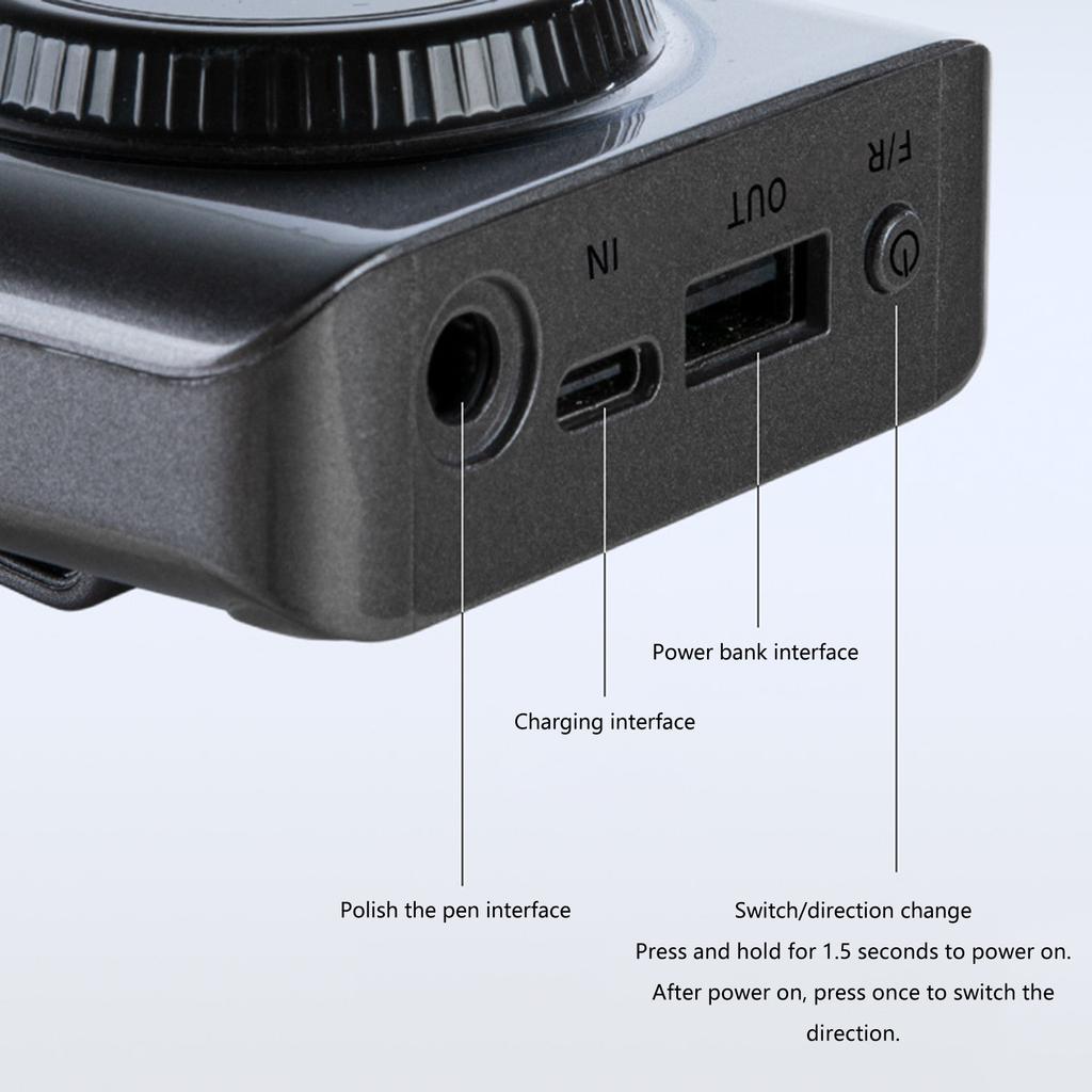 Professional 0-35000RPM Electric Nail Drill Machine for Acrylic Nails with 6 Drill Bits for Home Manicure Pedicure Use