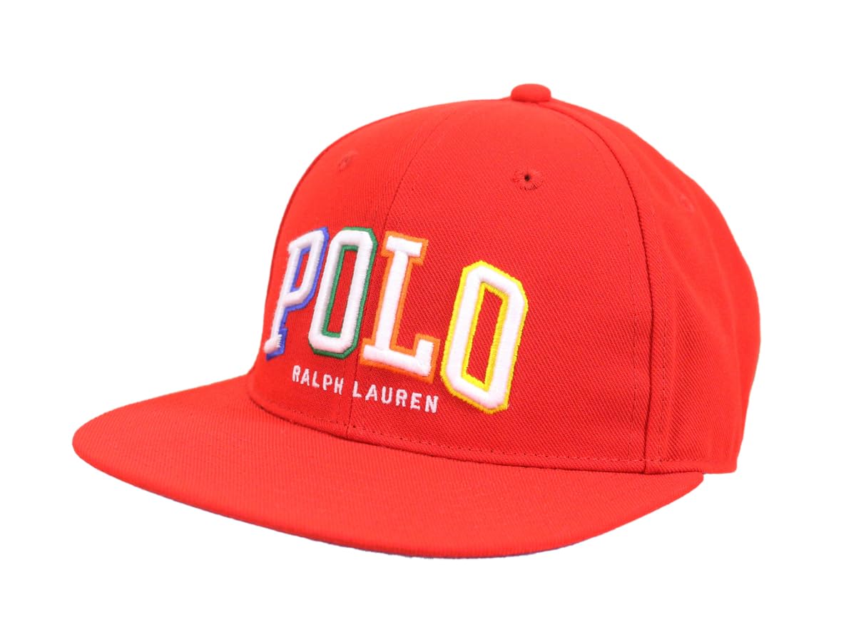 

(Поло Ральф Лорен) Мужская и женская бейсболка с вышивкой логотипа, кепка-снэпбек 01080120-RED [Б/У]