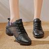 Fashion Woman Leather Salsa Latin Dance Shoes for Women Charm Jazz Dancing Shoe High Heels Platform Shoes Girl Sneaker
