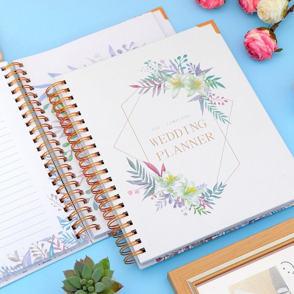 Wedding Planner Wedding Planning Book Agenda Notepad High Quality Loose-leaf Notebook Wedding
