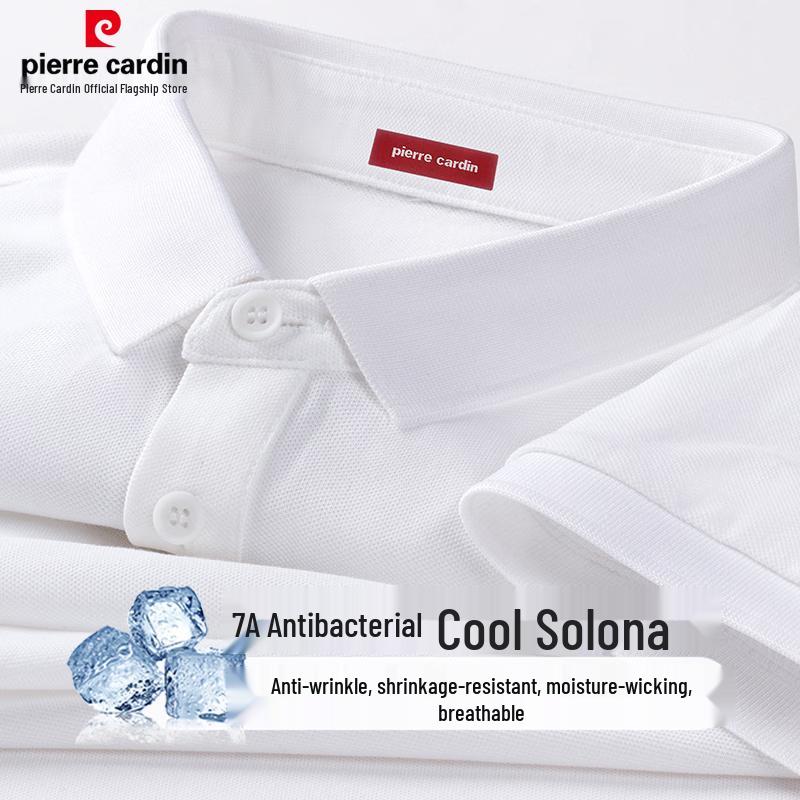 Pierre Cardin Men's Cooling Sorona Short Sleeve Polo Shirt