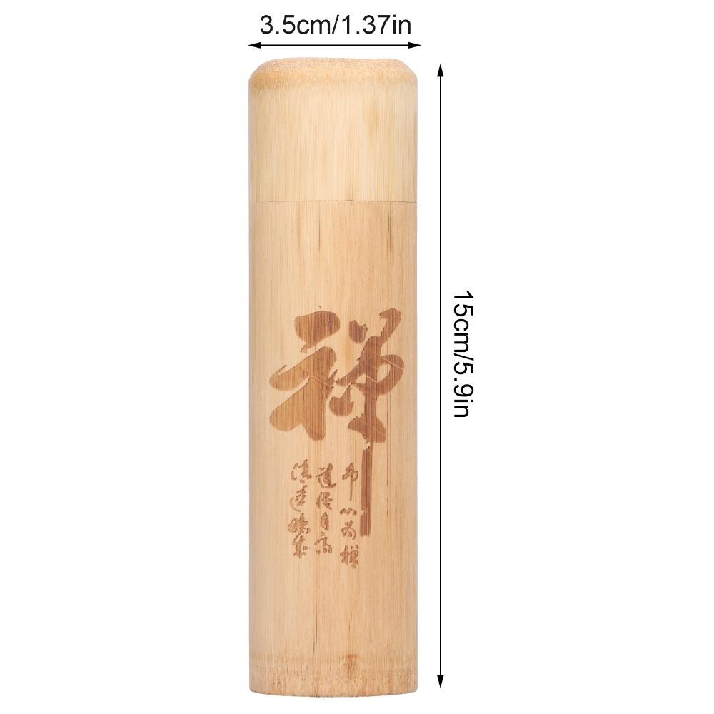 Loose Leaf Bamboo Tea Canister Bamboo Material Tea Storage Box Bamboo Tea Jar  Kitchen Use