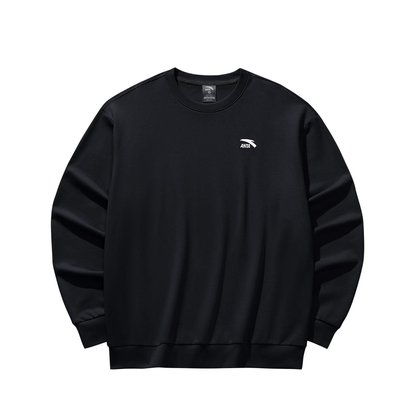 

Anta Повседневная Мода Трендовая Спортивная Тренировочная Пара Вязаный Свитшот Мужской свитшот Черный 952538715-2 S