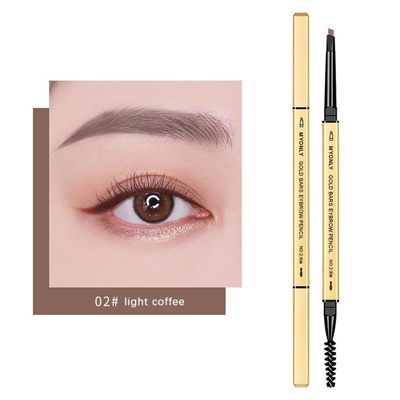 Ultra Fine Triangle Eyebrow Pencil Precise Brow Definer Long Lasting Waterproof Blonde Brown And Coffee Eye Brow Makeup 3 Colors