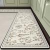 Thickened Kitchen Floor Mats Non-slip and Oil-proof Wipeable Non-washable Dirt-resistant Foot Mats Absorbent Silicone Mats