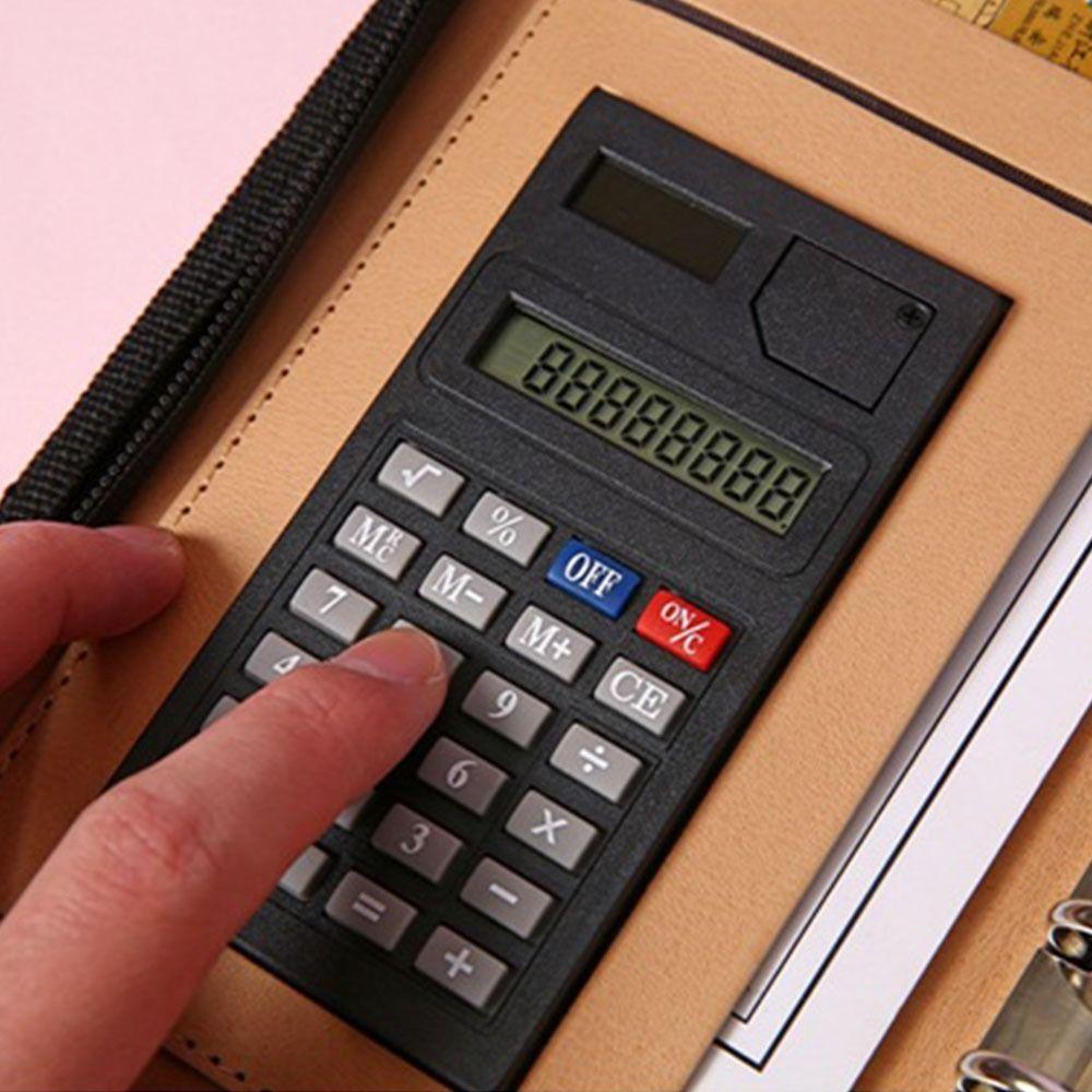 A6 File Folder 6-Ring Business Notebook Memo Book Portfolio Binder Cover  Conference Use