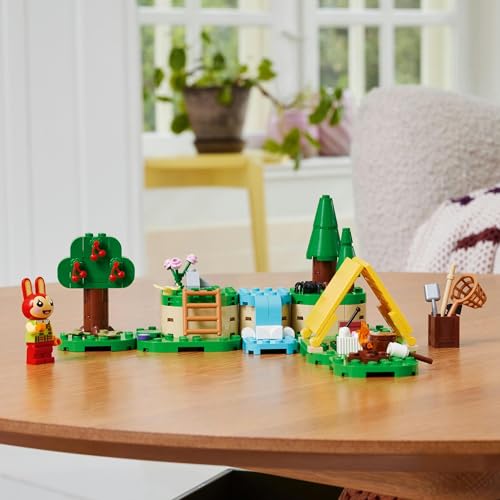 LEGO Animal Crossing Lillian's Fun Camp Toy Present Birthday Blocks Educational Christmas Girls Boys Children 6 Years Old 7 Years Old 8 Years Old 9 Ye