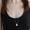 Echo Shell Chain Necklace (White) BH7N59773WB700
