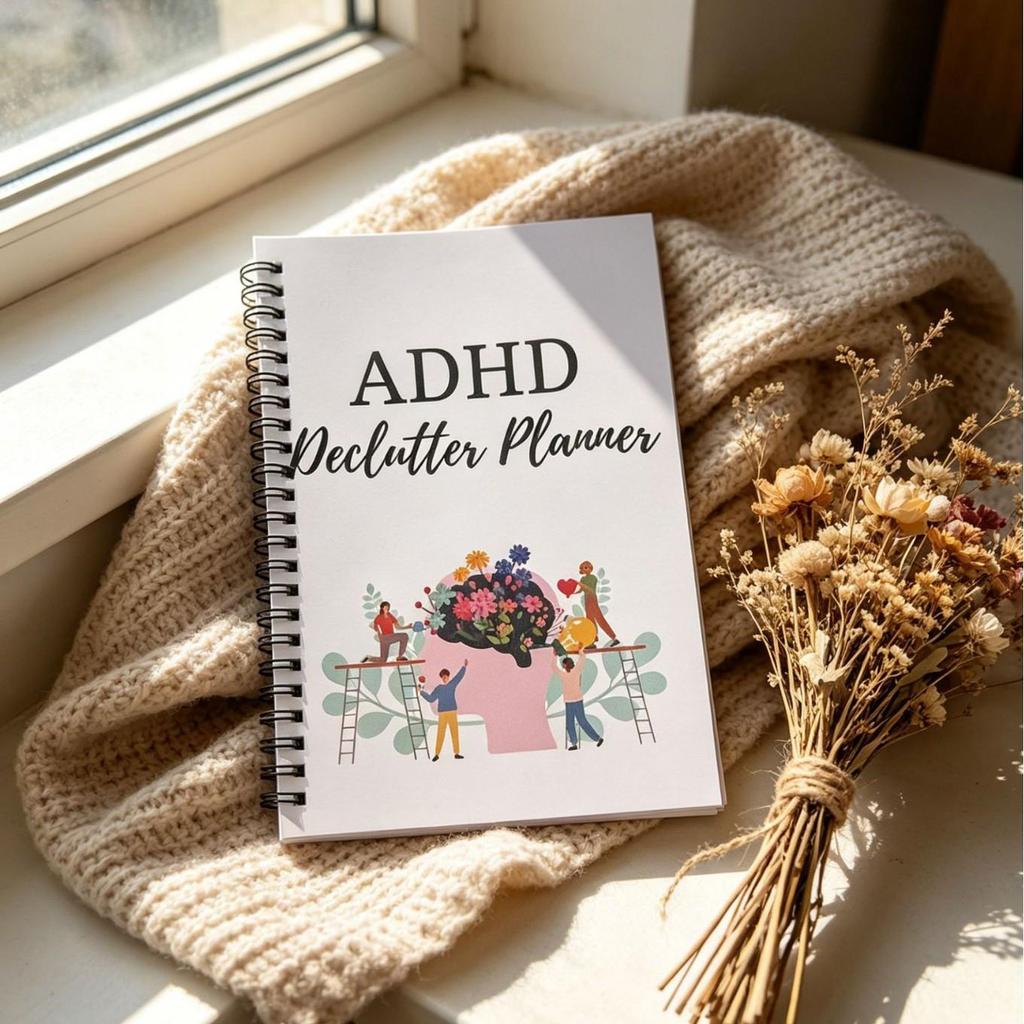 ADHD Focus Planner: Declutter & Concentration Management Notebook