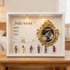 Mini Museum DIY Aesthetic Commemorative Lighted Memory Kids Photo Frame Display Box for Family Home Decor Nursery Desk Table